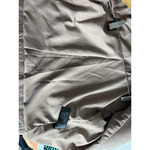 AllSaints Dalby Lamb Leather Biker Jacket Size US 4 UK8 $529 Moonlight Pink Rare - Picture 12 of 14